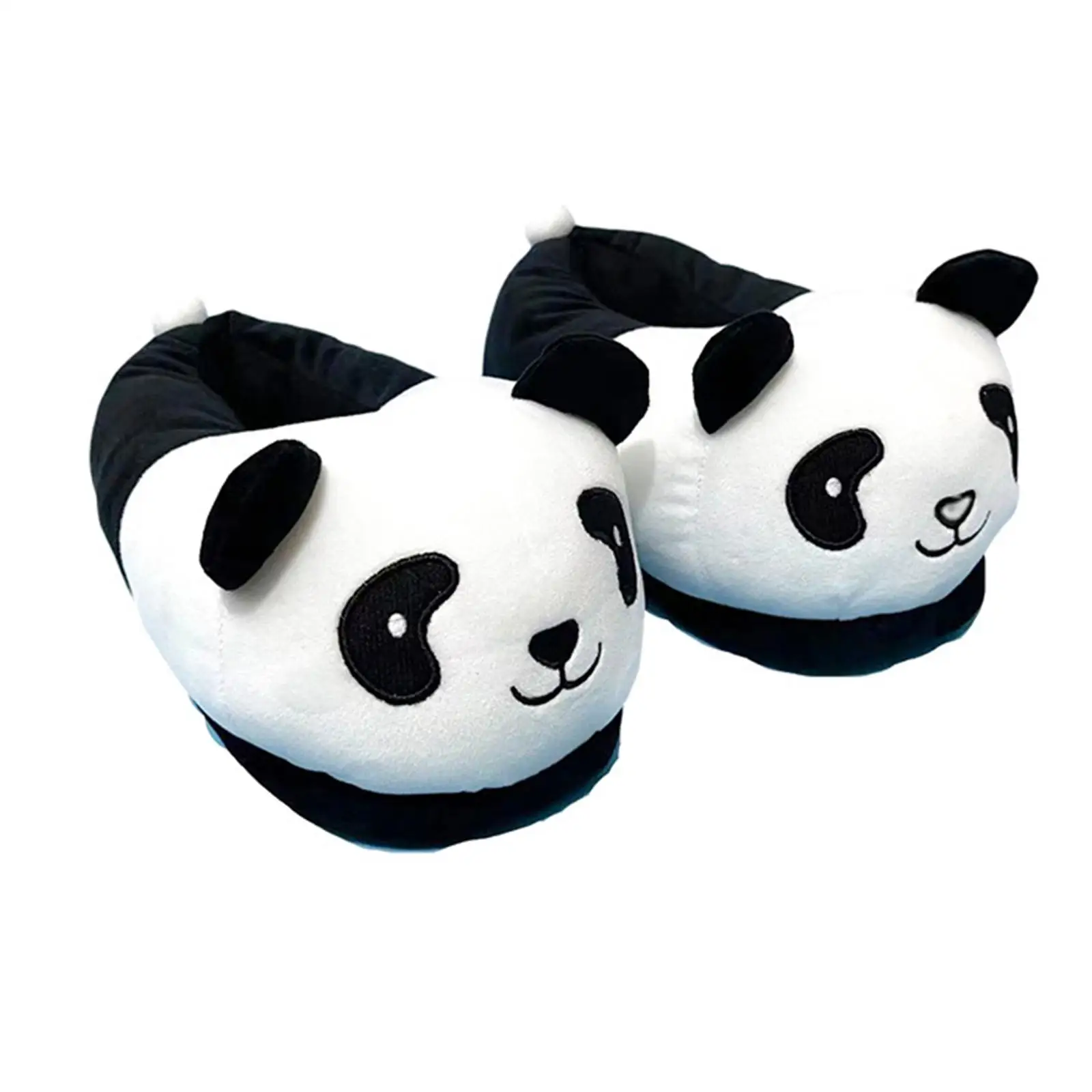 Adult Unisex Cartoon Panda Slippers Cute Plush Slippers Winter Indoor Warm Funny One Size for Indoor Bedroom Shoes Home Slippers