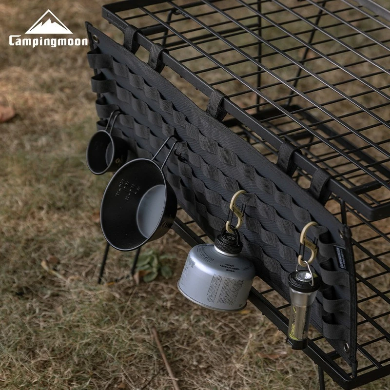 

CAMPINGMOON BG-589 Толстая износостойкая полиэстеровая подвесная доска для хранения на открытом воздухе, подвесная доска для кемпинга, настольная подвесная доска