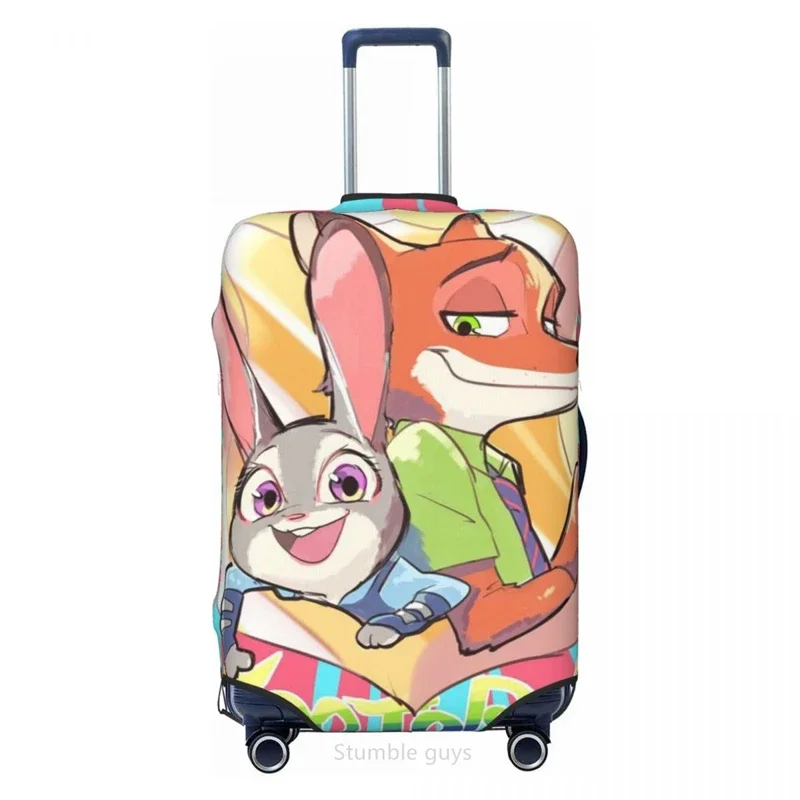 

Universal Elastic Suitcase Cover Zoo Judy Print For 18-32 Inch Luggage Dustproof Anti-Scratch Washable Travel