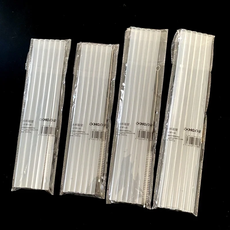 40oz car water cup straw Water Goblet insulated cup travel cup water bottle PP straw pipe LDPE straws transparent 24PCS/Bag