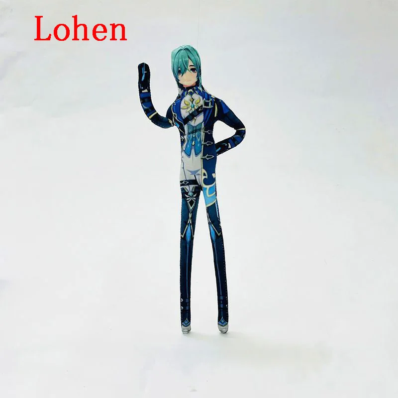 26cm Flexible Body Wire Genshin Impact Lohen / Zandik The Doctor Il Dottore / Pantalone Plush Toy Anime Game Figure Plushie Doll