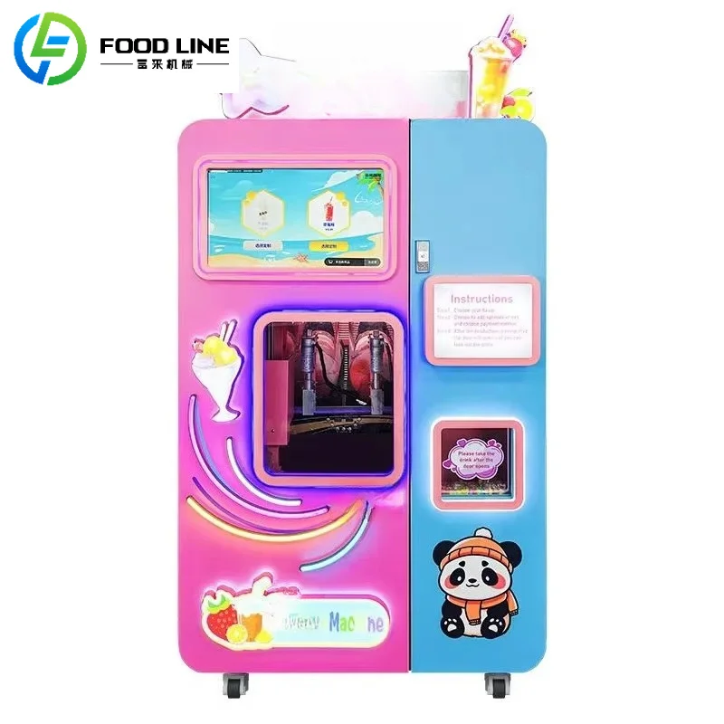 FOODLINE Space Saving Slush Blender Transparent Jug Auto Stop Overheat Safe Beverage Shop Gear