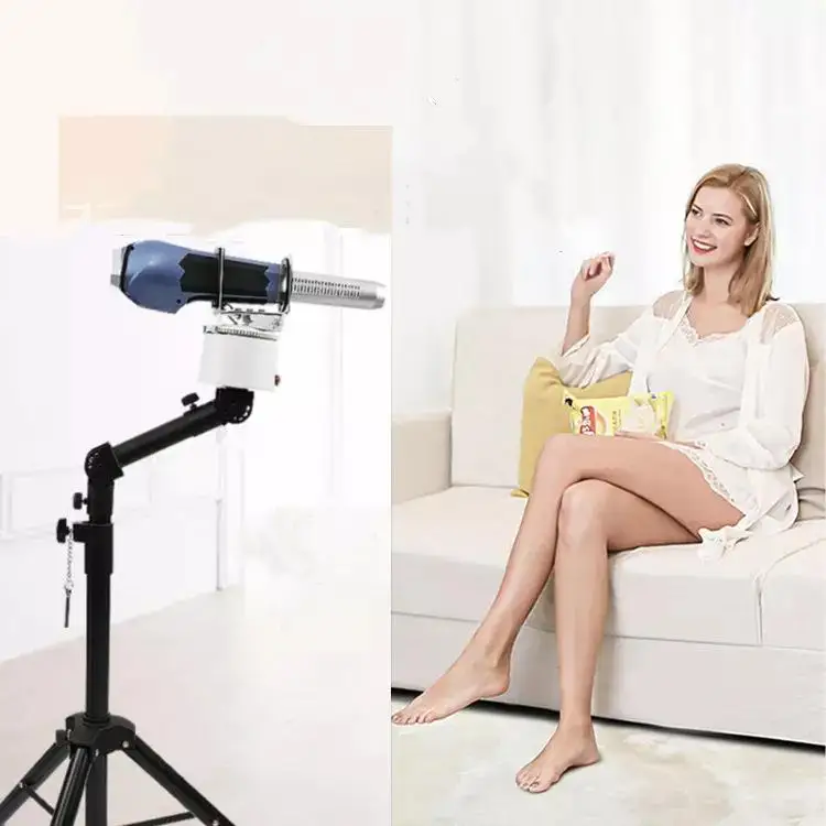 The factory directly supplies professional itera hair dryer tripod metal brackets for terahertz cell therapy, with automatic 360