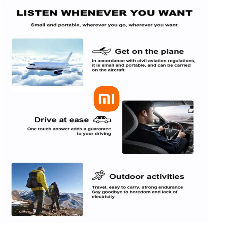 سماعات أذن بلوتوث لاسلكية من Xiaomi سماعات أذن TWS Fone HIFI مع ميكروفون مساعدات للسمع للهواتف الرياضية #3