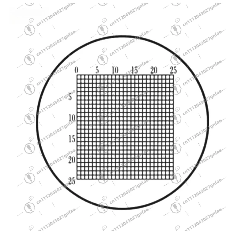 

A58.2002 Microscope eyepiece micrometer eye micrometer