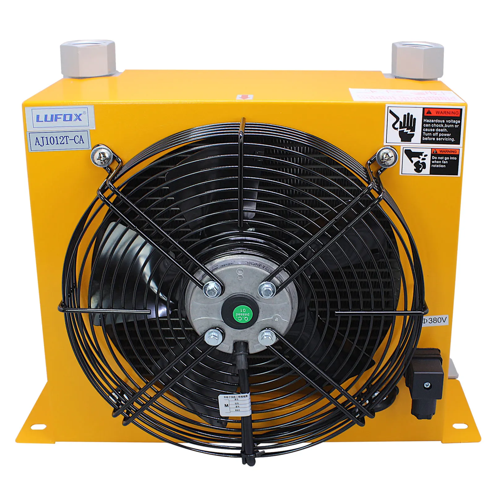 Raffreddatore d'aria/radiatore idraulico in lamiera AJ1012T-CA 100L/min Sistema Ventola dell'olio per macchine utensili CNC