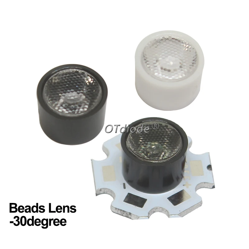 10pcs LED Lens 1W 3W 5W XPPE 3535 3030 10.8mm PMMA 15 30 50 90 Degree Mini Optical Reflector Flashlight Lenses Collimator