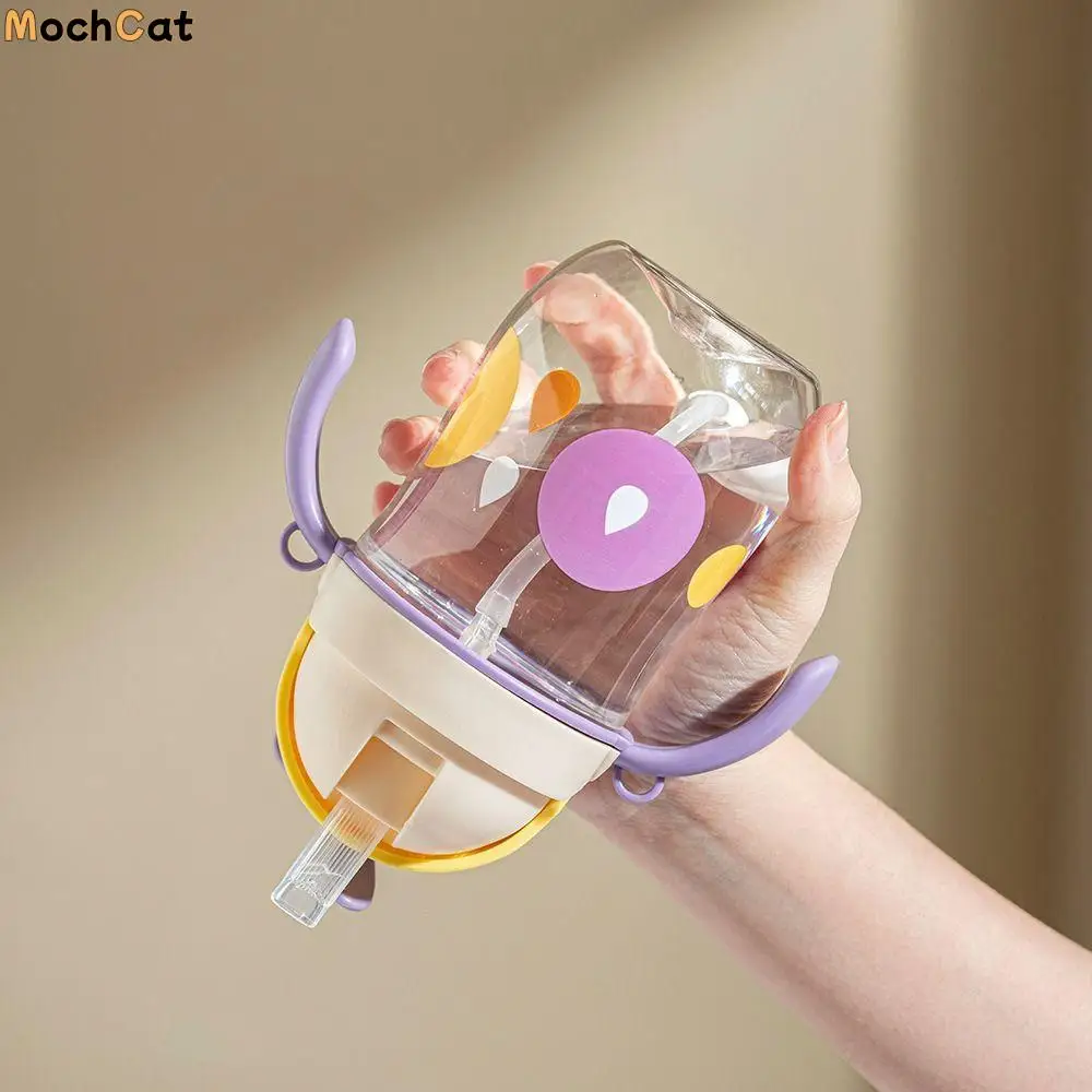 Beverage Container Children Water Bottle Drinking Water Bottle With Shoulder Strap Training Cup PC Kettle Milk Tea Cup