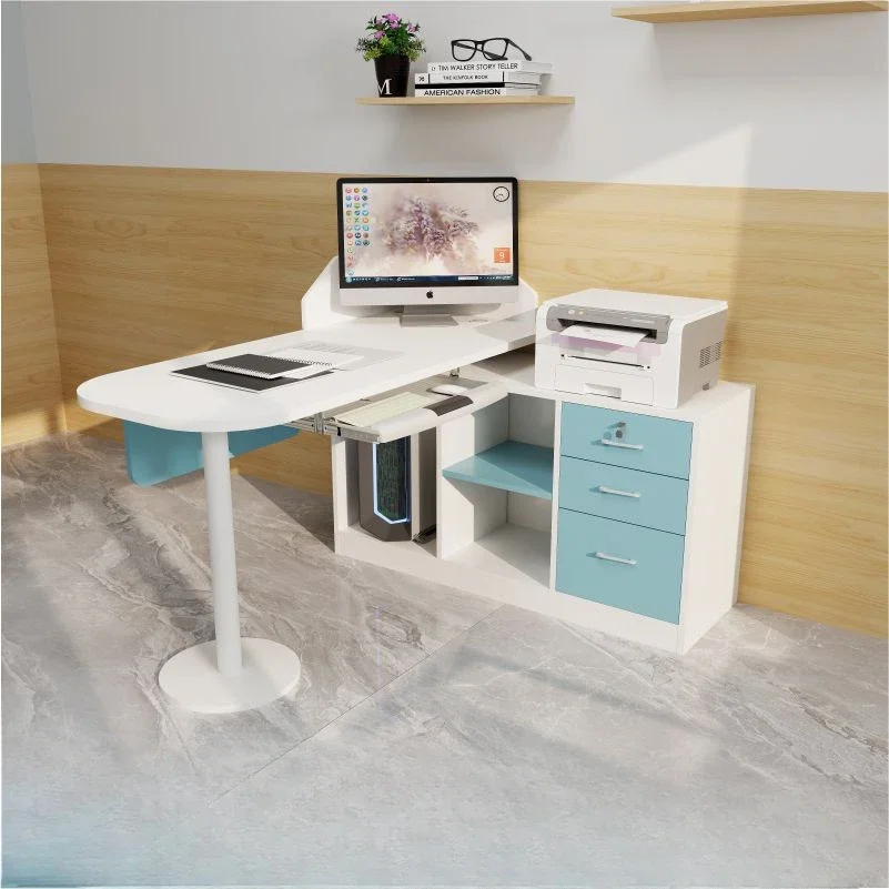 Hospital Clinic Health Center Diagnosis Table and Chair Doctor's Office Reception Table Reading Workbench