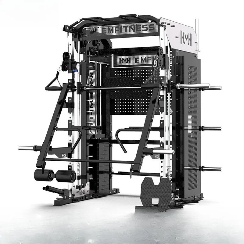 Gantry Fitness Equipment Smith Machine Household Multifunctional Comprehensive Trainer Commercial Squat Frame Bench