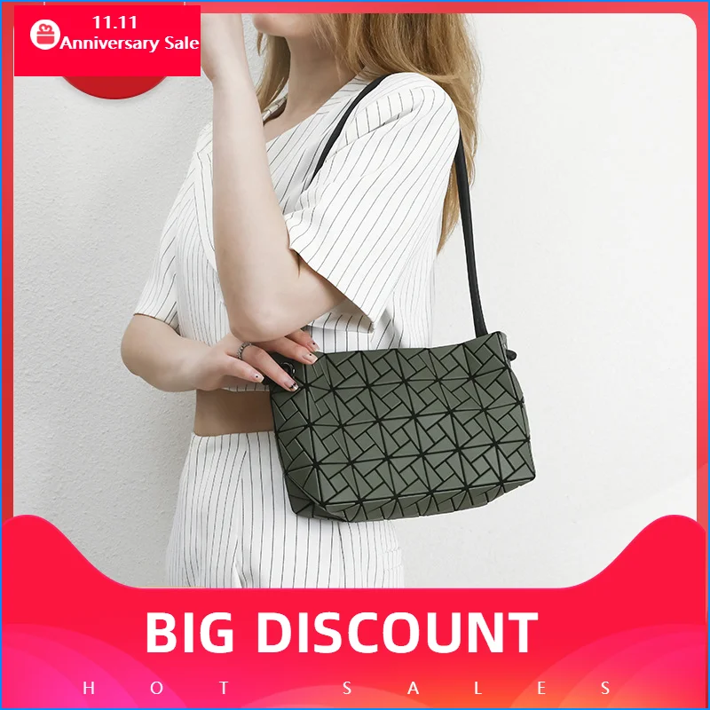 Laser Women Geometry Handbag Diamond Lattic Folded Totes Shoulder Satchels Bags Geometric Clutch GuangZhou Luxury Bags Designer