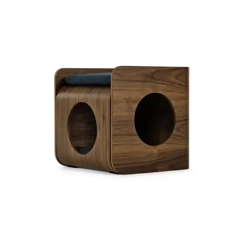 wood cat house pet houses modern cat furniture luxury wooden pet bed cat houses & furniture