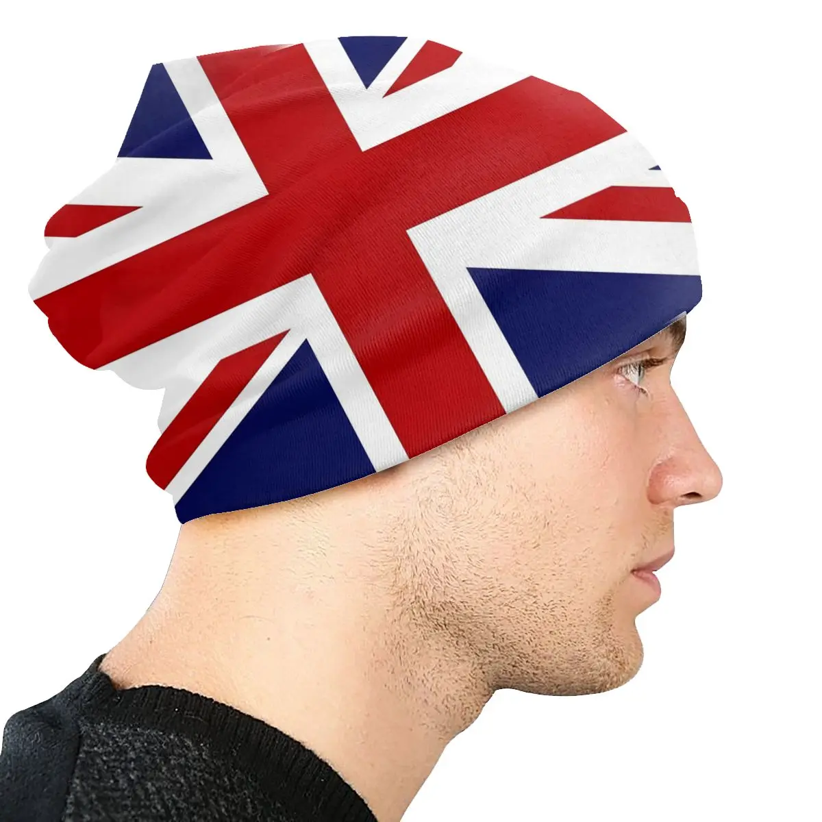 Union Jack Flag Of The UK Unisex Bonnet Thin Hiking Skullies Beanies For Men Women