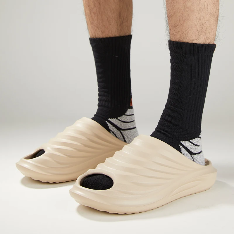 

Men Anti-slip EVA Summer Sports Slippers Male Soft Breathable Flat Sandals Boy Outwear House Indoor Home Shoes Footwear