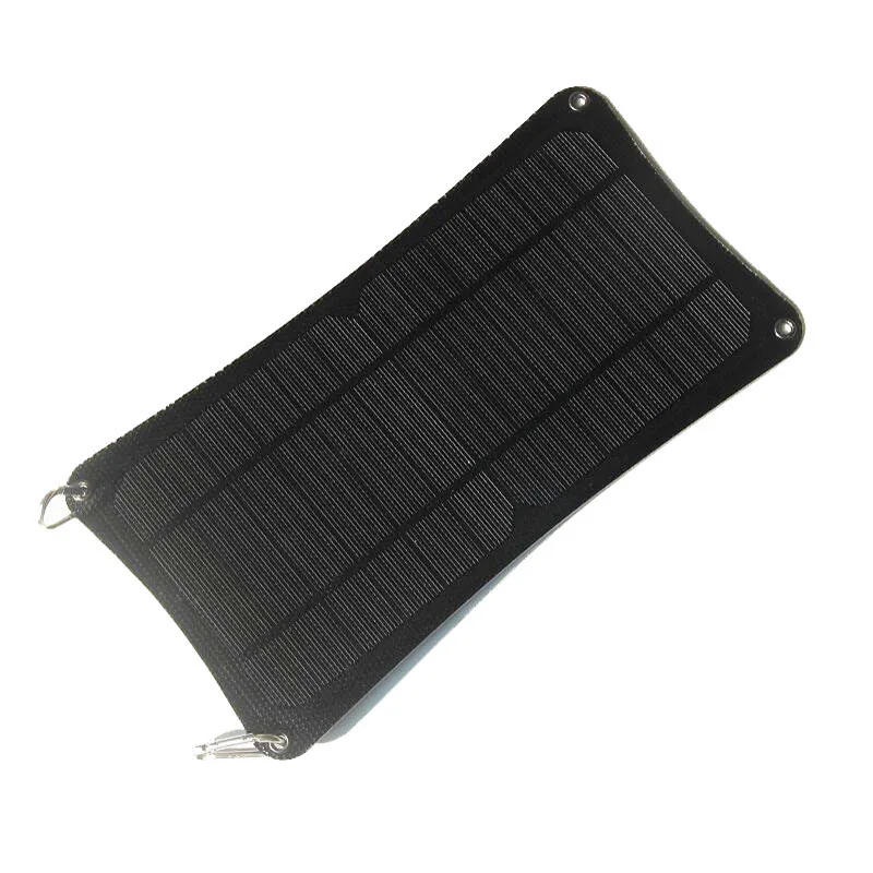 Солнечная панель ETFE, 10 Вт, двойное зарядное устройство USB, рюкзак, панель для кемпинга, пешего туризма, аварийная зарядка аккумулятора мобильного телефона