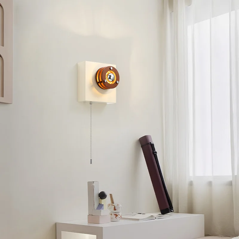Bauhaus Personality Stainless Steel Camera Wall Lamp Industrial Retro Square LED Light Hallway Aisle Entrance Stair Wall Sconces