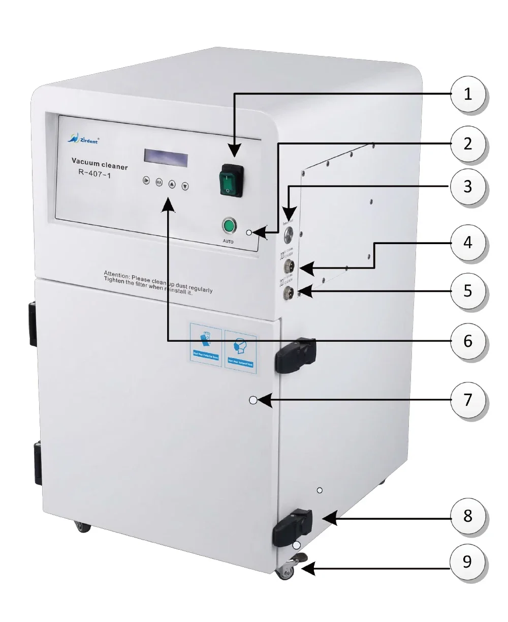 

Zirdent Denta Ceramics Milling Machine Brushless Motor High Efficiency Fan Vacuum Cleaner Special Cad/Cam Denta Equipment