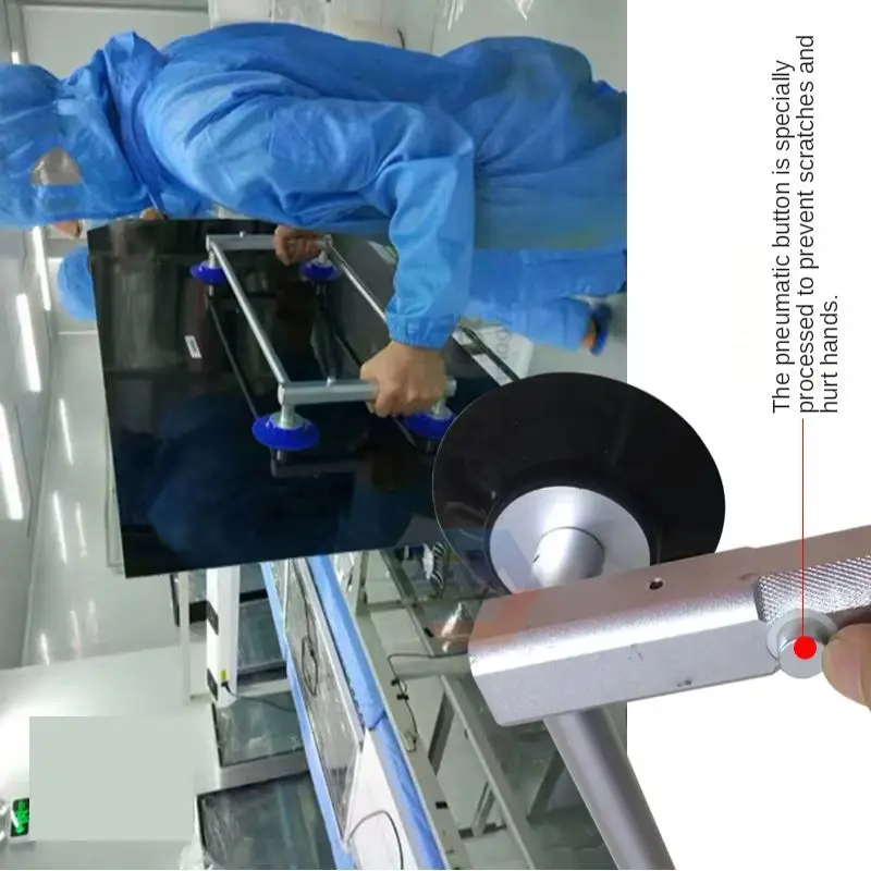 29-55 Inch 4 Suction Cups Device LED TV Display Screen Glass Vacuum Sucker Vacuum Lifter LCD Screen Suction Cup TV Screen Sucker