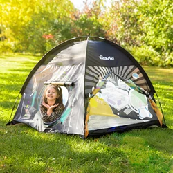 Kids Play Tent - Imaginative Popup Space Tent for Indoor Outdoor Fun - Galaxy Dome Playhouse for Boys & Gir - 122 x 122 x 102 cm
