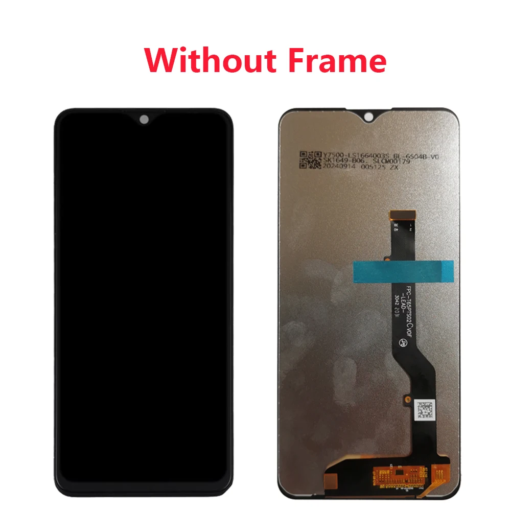 Original LCD For ZTE Blade A7s 2020 Full With Frame A7020 Ru