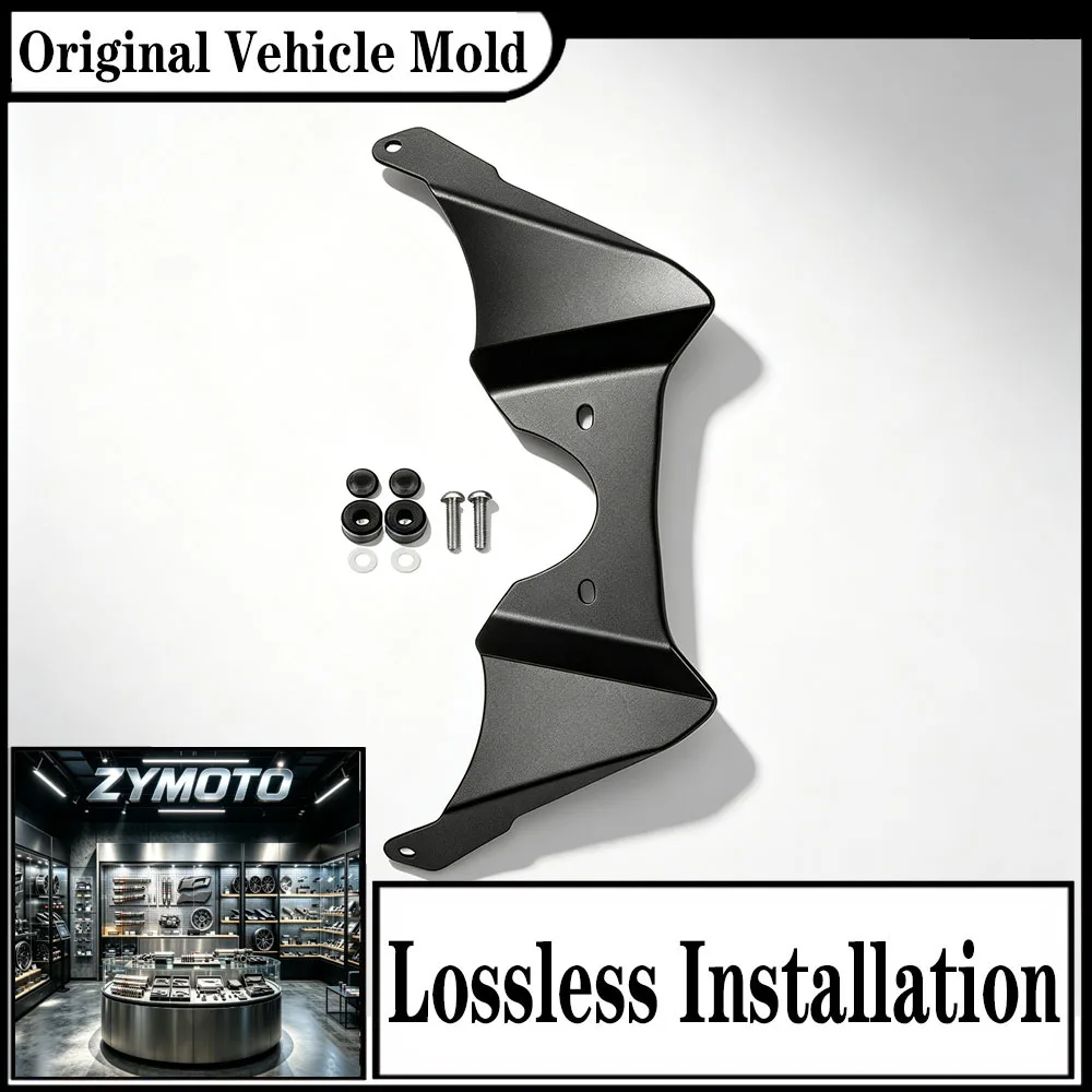FOR Triumph Tiger 900 Rally GT GT Pro Low 2020-2024 Motorcycle Fork Wind Deflector Updraft Shield Protector Black Aluminum