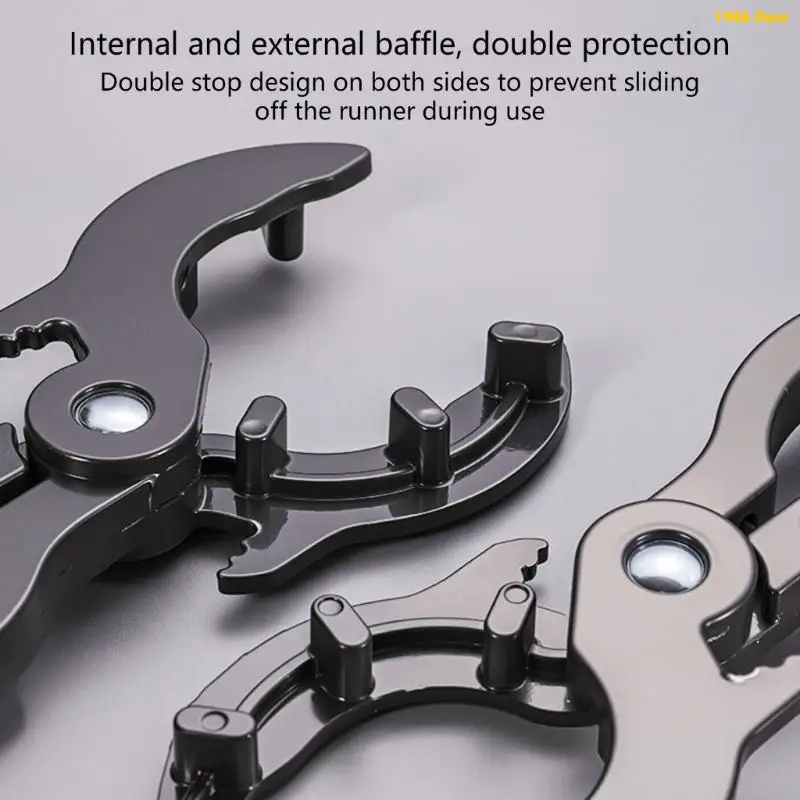 U1JB Professional Gas Wrench Antiskid Adjustable Can Cylinder Pressure Reducing Valves Spanner Gas Cylinder Wrench Liquefied