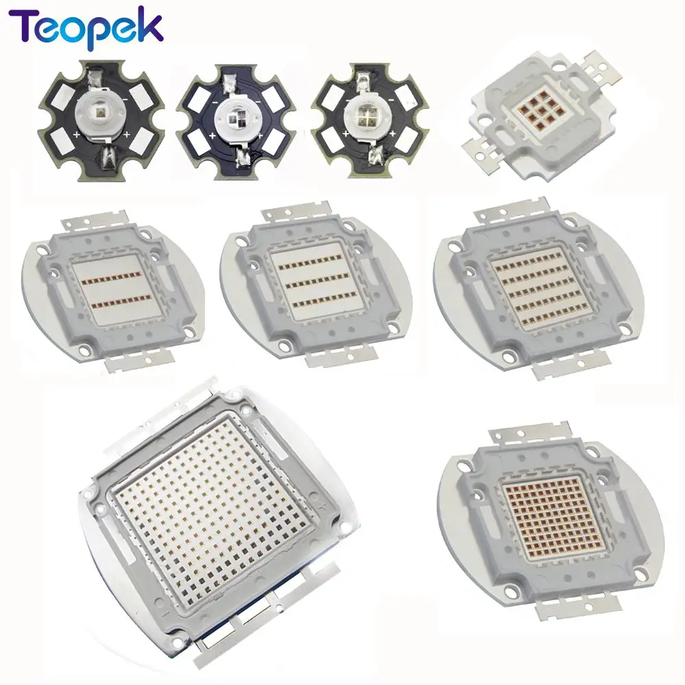Wysoka dioda LED dużej mocy 730nm 850nm 940nm IR LED podczerwieni 1W 3W 5W 10W 20W 30W 50W 100W 850 nm 940 nm lampa emitująca światło