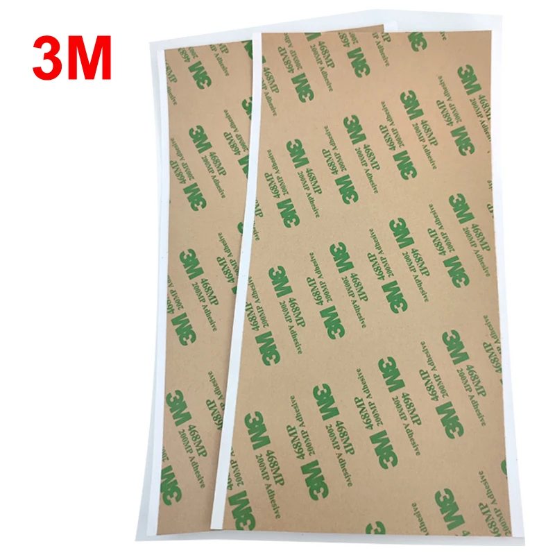 20x (100mm*200mm*0.13mm) 3M 468MP 200MP Adhesive Sticker for Double Sticky for Case DIY, Metal Nameplate, Laptop Parts Assemble