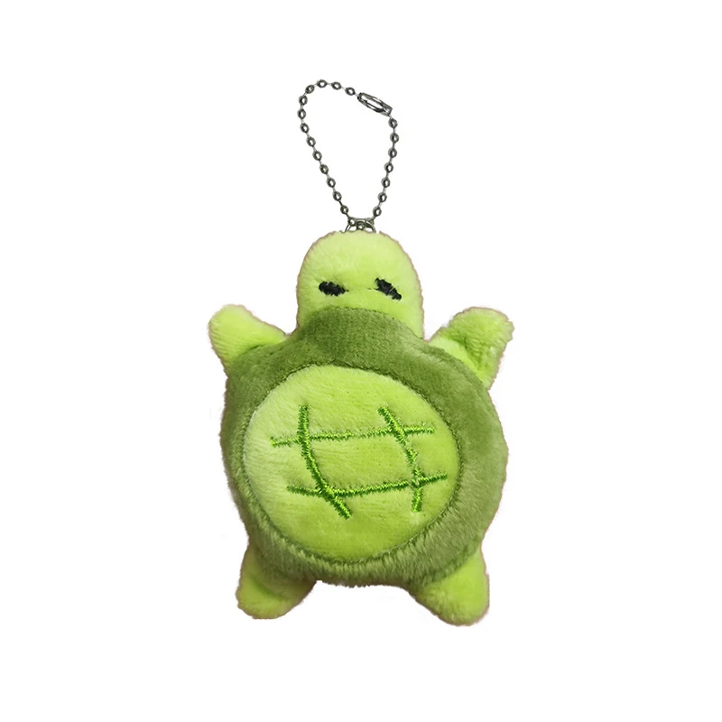 Cartoon Turtle Plush Keychain Creative Soft Toys Turtle Plush Keychain Schoolbag Pendant Small Gift