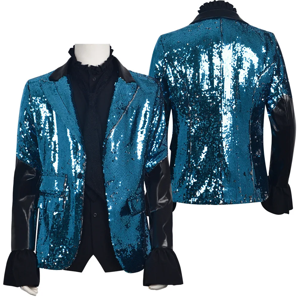 

New Ghosts Ghost Band Cosplay Costume Halloween Carnival Sequin Stage Performance Outfit