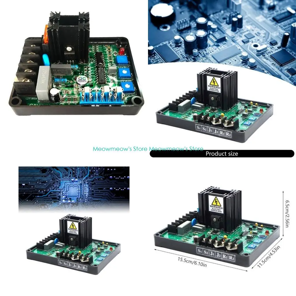 W91A Current Automatic Regulator Module For GAVR AVR Generator Control Brushless Generators 8A 12A 15A 20A Optional