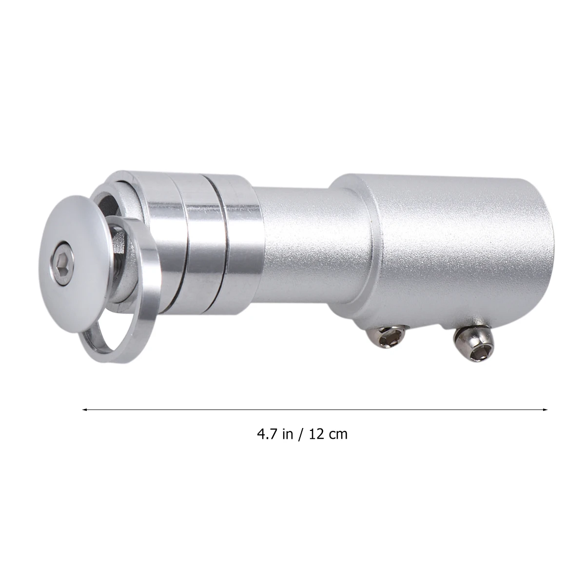 

Bike Heightening Device 12cm Silver Front Fork Head Tube Adjustable Lightweight Sturdy Anti Oxidation Corrosion Resistant