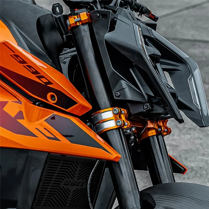 

AS57-Motorcycles Accessories Radiator Grille Guard Cover Oil Cooler Protector For 990 Duke DUKE990 DUKE 990 2024 2025 2026