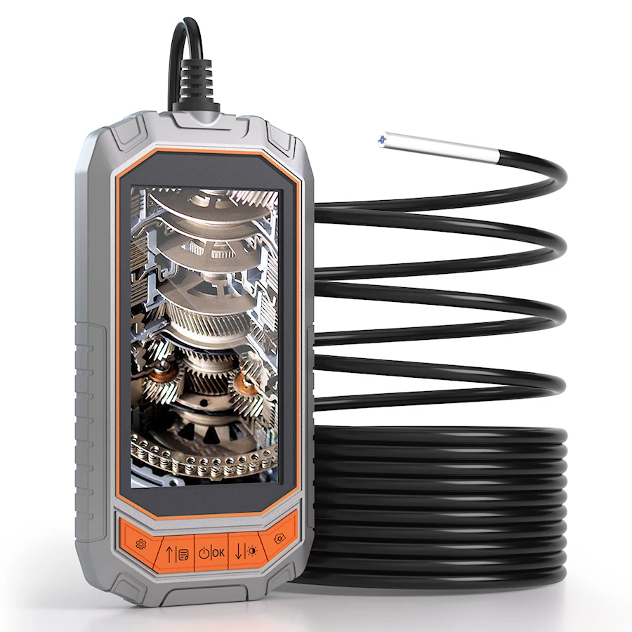 

Industrial Endoscope Camera 3.9mm Dual Lens Waterproof Drain Snake Camera 1080P HD4.3 Screen Digital Borescope Inspection Camera