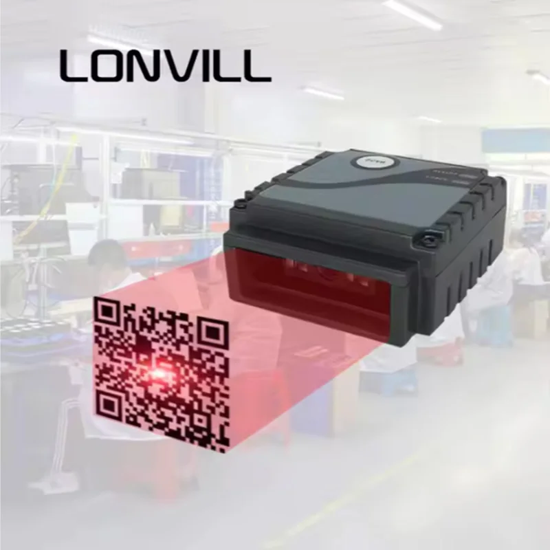 LONVILL Qr Code Scanner Android 2D Barcode Scanner IP67 For Sale,wireless Bar Code Scanner With USB RS232