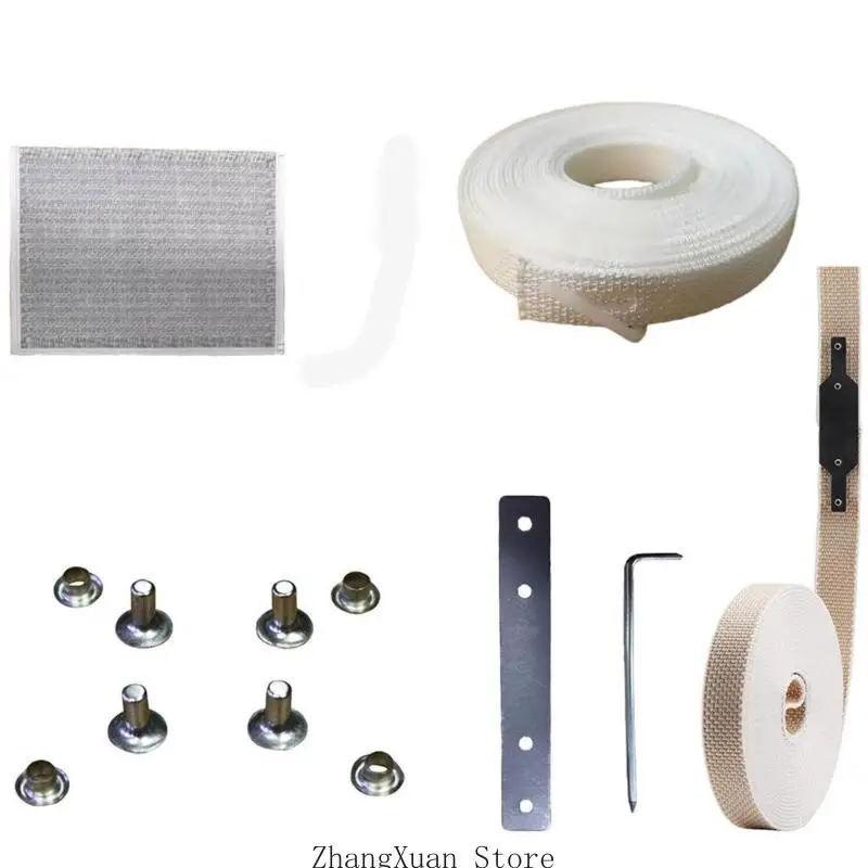 Blind Repair Supply Weißes Band und Hardware für Schattenpflegeaufgaben 3XUF – Detail 4