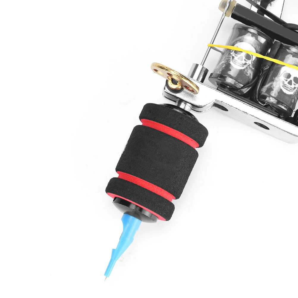 

10pcs Anti Slip Handle Cover Tattoo Supplies Sponge Grip Covers Protective Cap Elastic Tattooing Grip Protector Sweat Absorbing