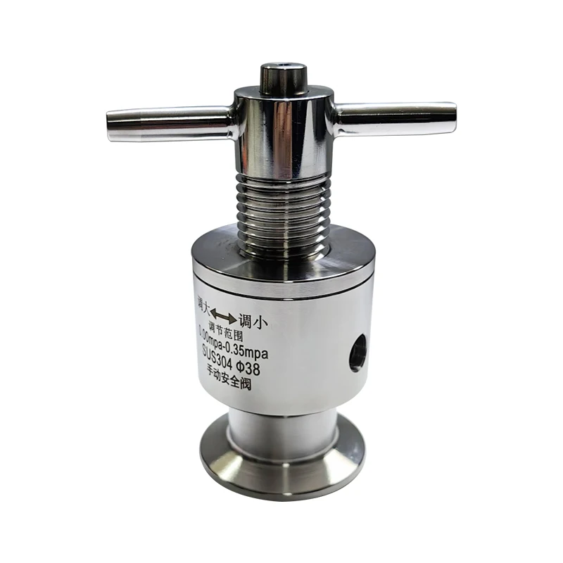 304 stainless steel quick-loading clamp exhaust valve fermenter manual adjustment automatic pressure relief spring safety