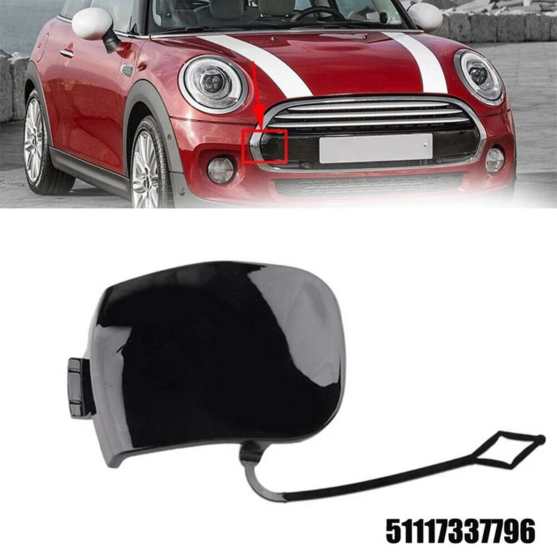 6X Front Bumper Tow Hook Eye Cap Cover 51117337796 Fit For MINI F55 F56 F57 Cooper S Hatchback 2018 2017 2016