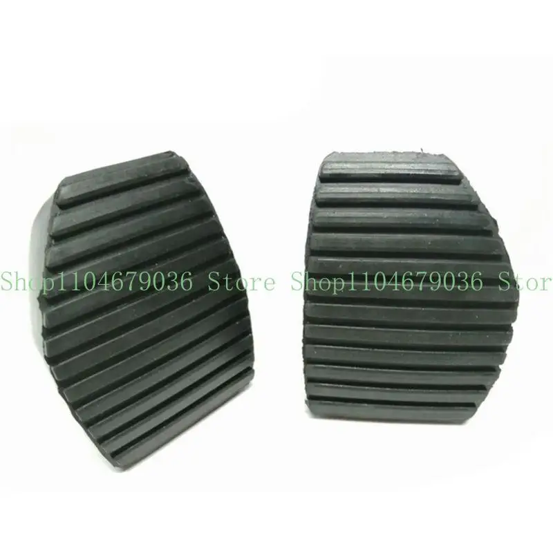 652F 2Pcs Auto Brake Pedal Non-Drilling Cover Footrest Pad for for Citroen 207 308 OE450417