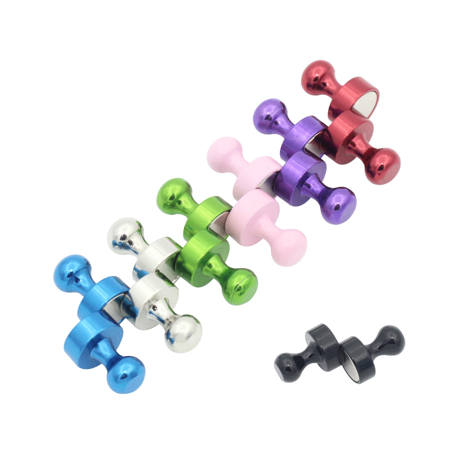 3/5/10/12pcs Super Strong Neodymium Magnetic Pushpins Sucker Thumbtack Durable Steel Magnet Push Pin for Refrigerator Whiteboard