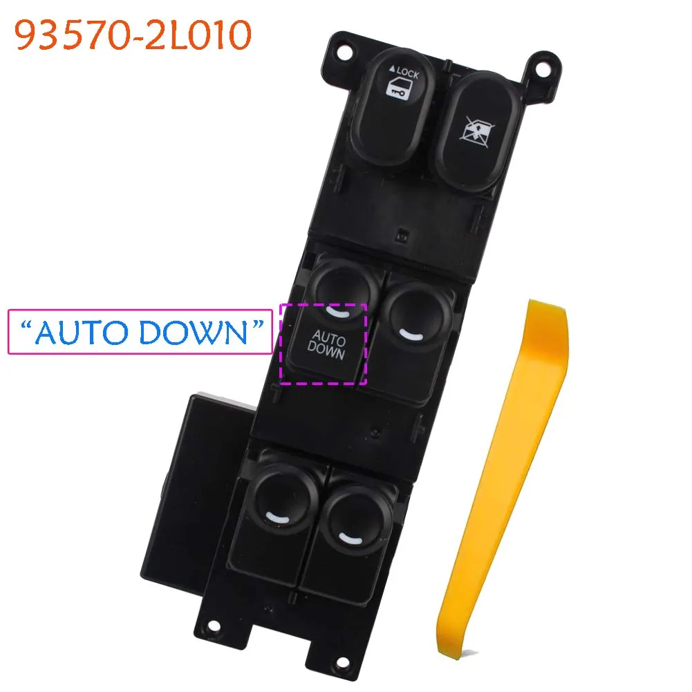 93570-2L000 93570-2L010 93570-2L020 For Hyundai i30 i30cw 2008-2011 Front Left Master Driver Side Window Door Power Switch Parts