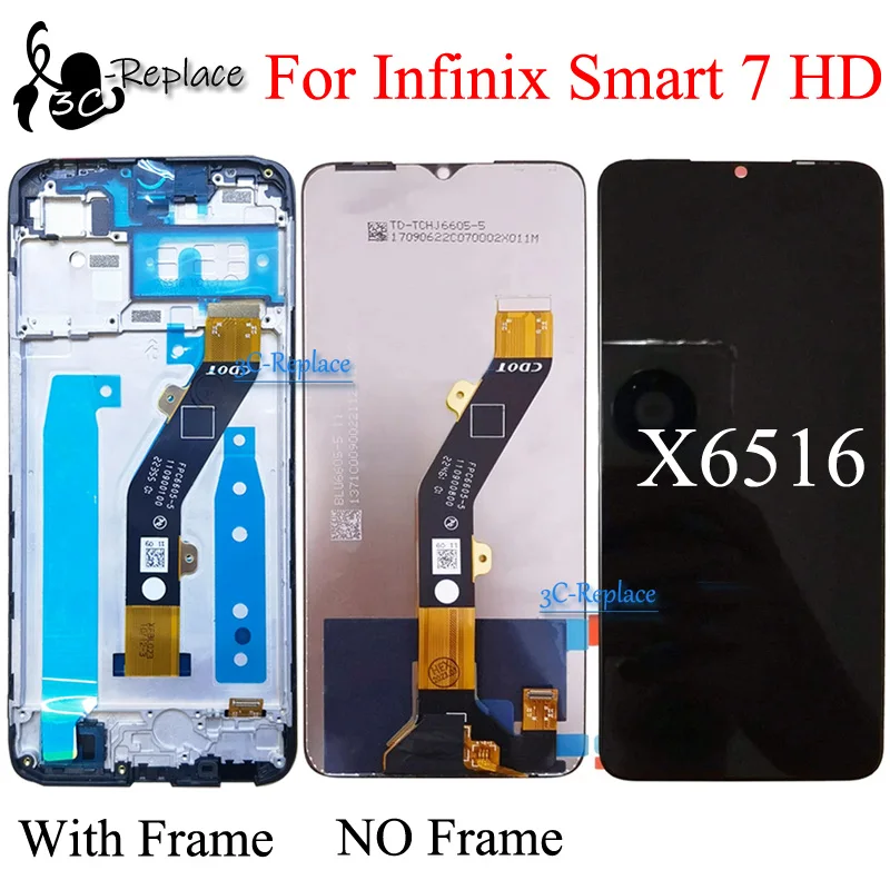 مراجعة وتحليل شاشة Infinix Smart 7 HD 6.6 بوصة مناسبة لجهاز Infinix Smart 5 HD