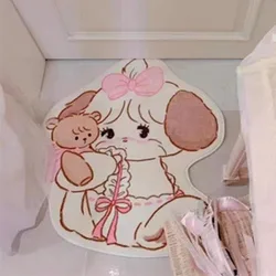 Cartoon 3D Mikko Rug Souffle Mousse Cammy Latte Irregular Lounge Rug Kawaii Girls Bedroom Bedside Carpet Home Decor