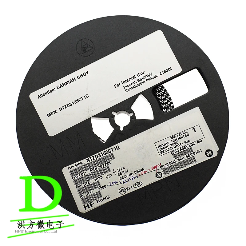 20 قطعة NTZD3155CT1G جديد وأصلي MOSFET tw tn 250mW 20V 540mA; 430mA 1 x N-channel + 1 x P-channel SOT-563 SOT-666 بمناسبة TW