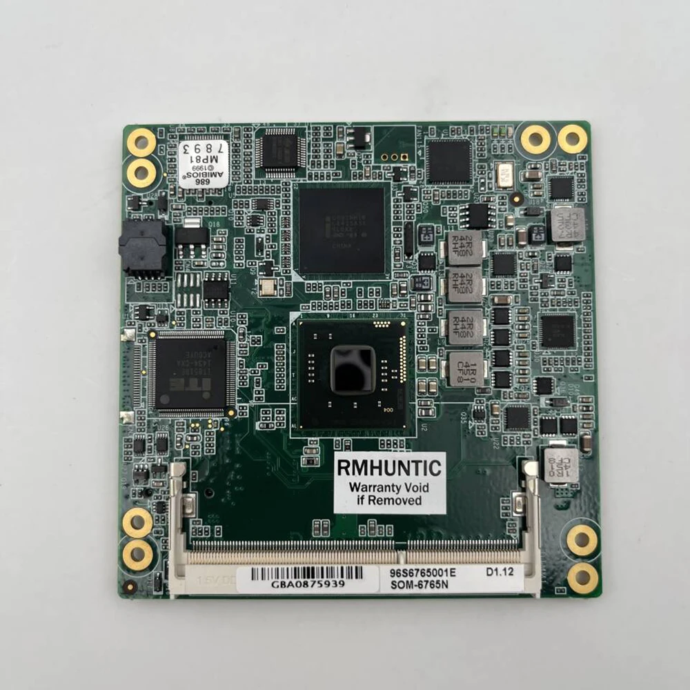 1 قطعة SOM-6765N للوحة الأم Advantech ETX SOM-6765 REV.A1