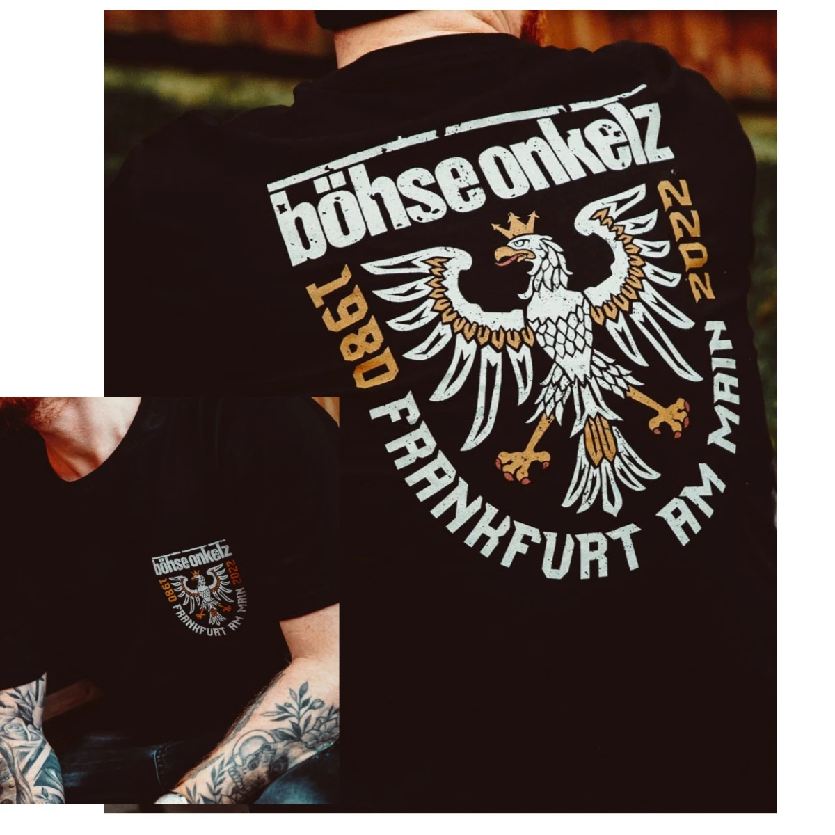 2026 Sommer Böhse Onkelz Grafik Baumwoll-Band-T-Shirt Unisex Sommer Kurzarm Mode Marken-T-Shirt Luxus Casual Vintage Tees