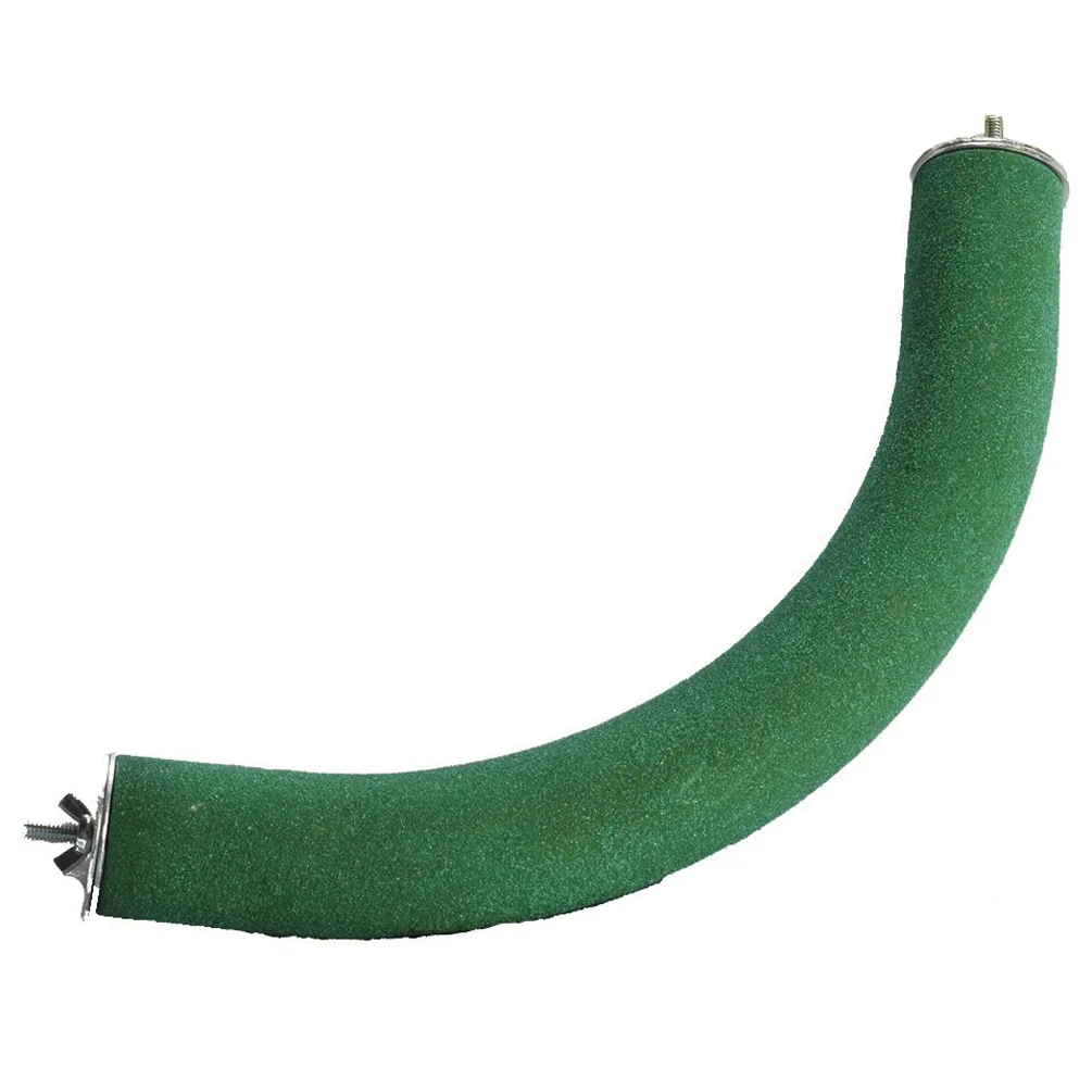 Parrot Sanding Stick Toy Bird Claw Grinding Stick Standing Bar Curved Corner Bird Cage90Degree U Modeling Clay Stick