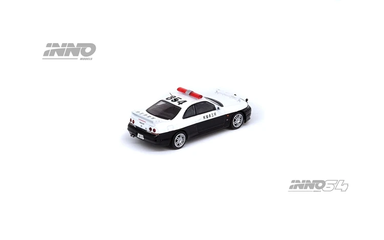 INNO64 MODELS 1:64 nissan SKYLINE GTR R33 police car model