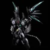 Mjh sentinel getterリニアアクションフィギュア,ブラックモデル,ボックスキット付きロボット玩具,エスケープオートバイ,mg 1/100,新品 2
